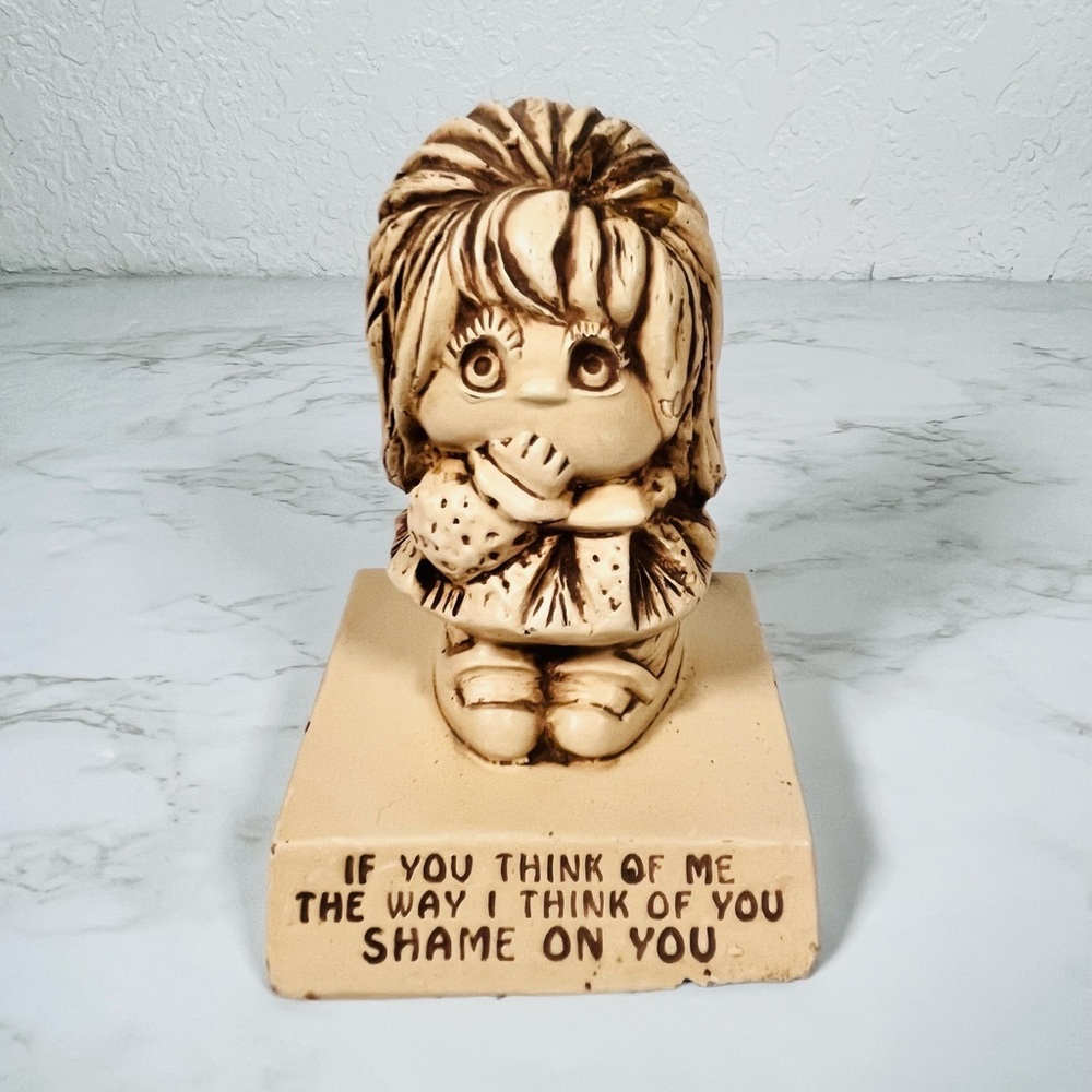 Vintage "Think Of Me" Figurine